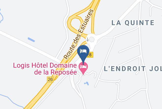 Ille Et Vilaine - Hotel La Reposee Restaurant L'escudo De Runfao Maps