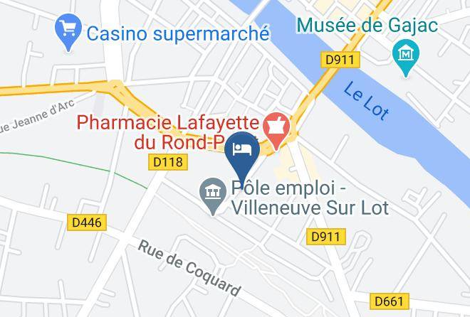 Lot Et Garonne - Hotel La Residence Maps