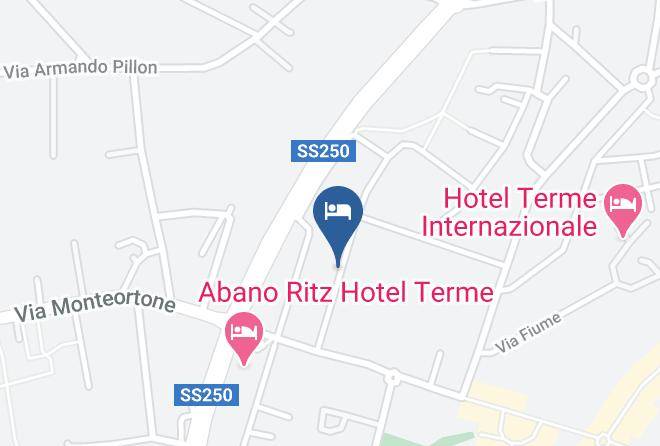 Padua - Hotel La Residence & Idrokinesis Maps