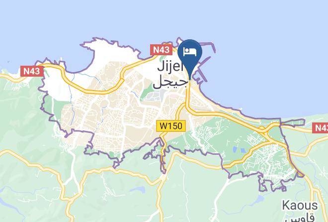 Jijel - Hotel La Residence Maps