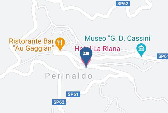 Imperia - Hotel La Riana Maps