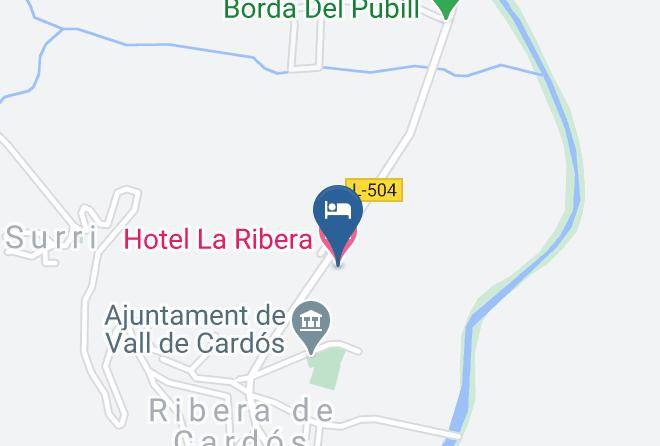 Lleida - Hotel La Ribera Maps