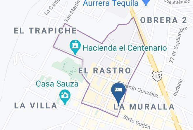Tequila - Hotel La Rienda Mision Tequillan Maps