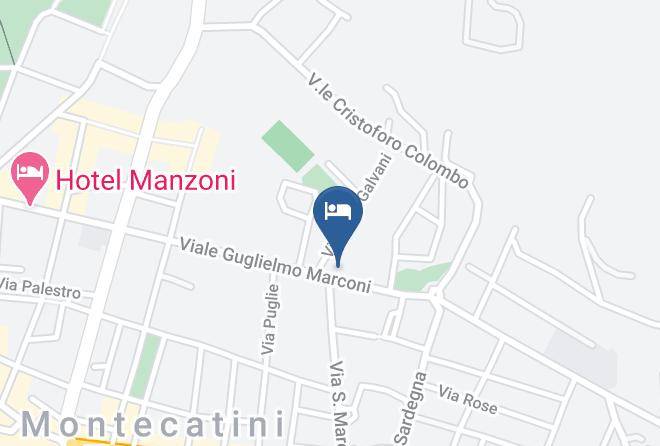 Pistoia - Hotel La Riviera Maps