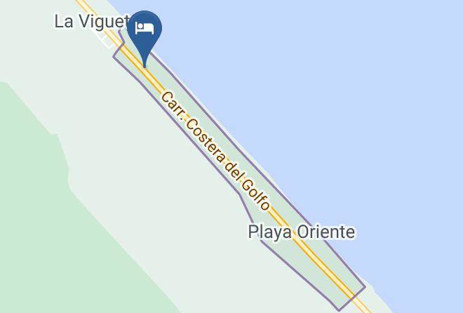 Tecolutla - Hotel La Roca Costa Esmeralda Maps