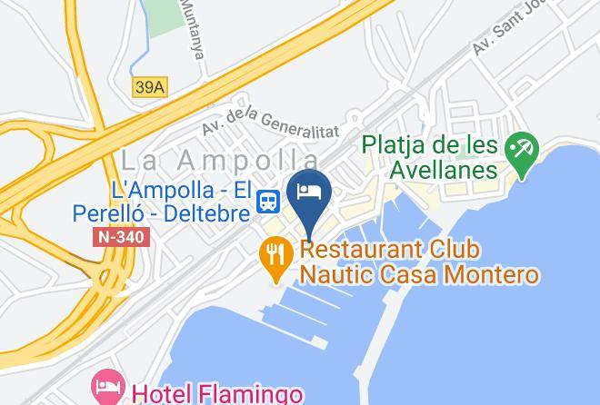 Tarragona - Hotel La Roca Plana Maps