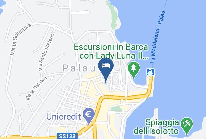 Sassari - Hotel La Roccia S R L Maps