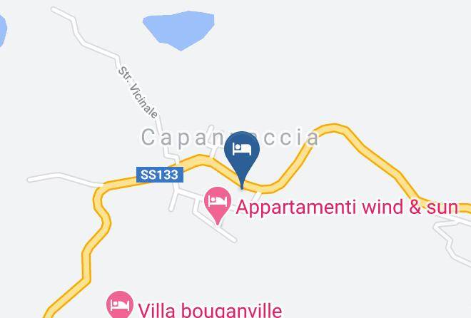 Sassari - Hotel La Roccia Sul Liscia Maps