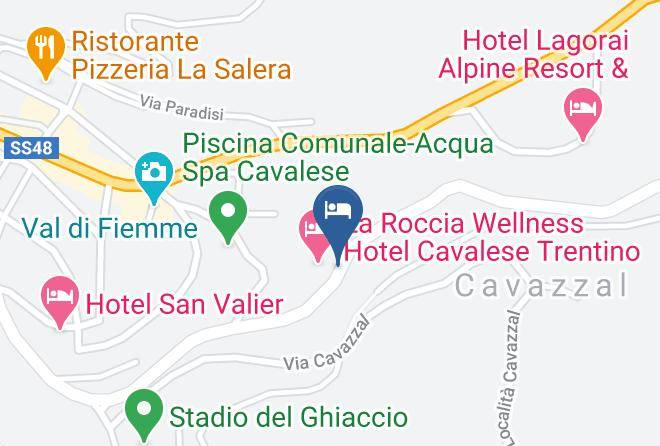 Trento - Hotel La Roccia Maps