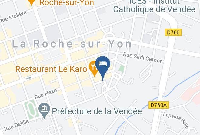 Vendee - Hotel La Roche Sur Yon Maps