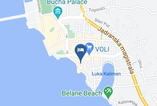 Tivat - Hotel La Roche Maps