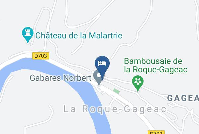 Dordogne - Hotel La Roque Gageac L'auberge Des Platanes Maps