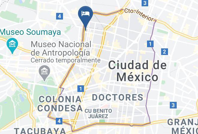 Cuauhtemoc - Hotel La Rosa Maps