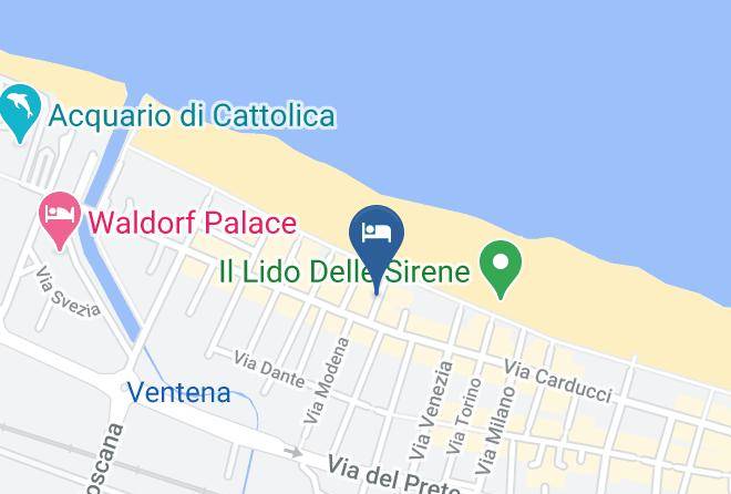 Rimini - Hotel La Rosa Maps