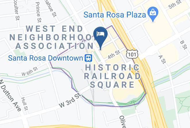 Sonoma - Hotel La Rose Maps