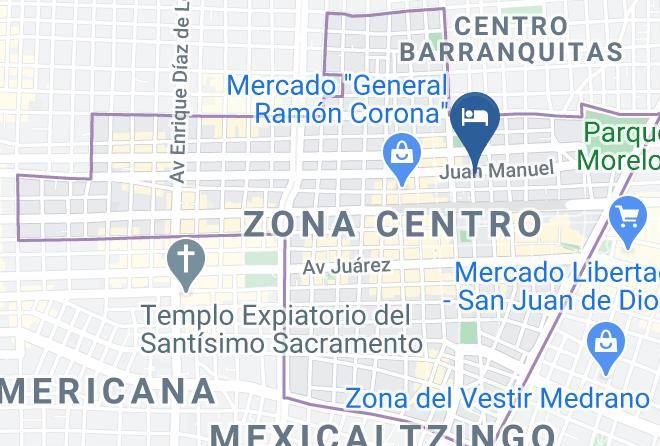 Guadalajara - Hotel La Rotonda Maps