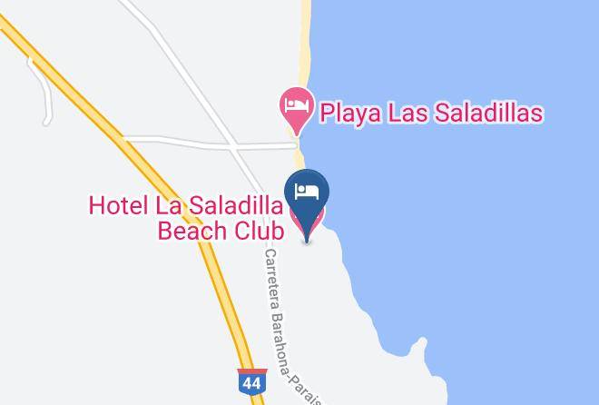 Santa Cruz De Barahona - Hotel La Saladilla Beach Club Maps
