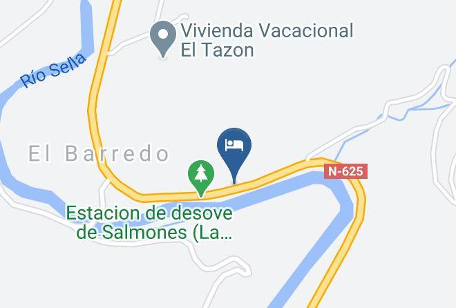 Hotel La Salmonera Map