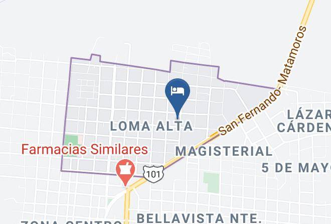 San Fernando - Hotel La Serena Maps