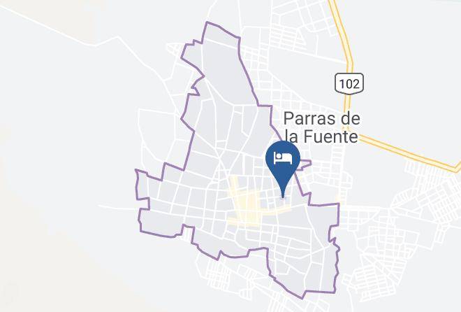 Parras - Hotel La Siesta Maps