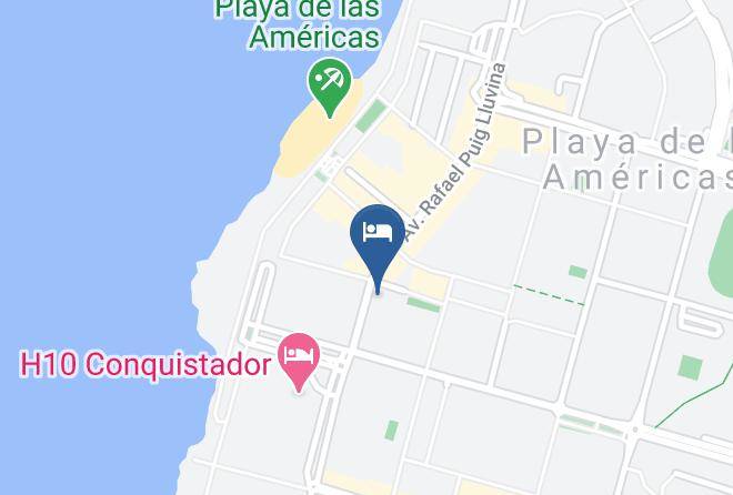 Santa Cruz De Tenerife - Alexandre Hotel La Siesta Maps