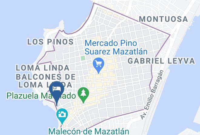 Mazatlan - Hotel La Siesta Maps