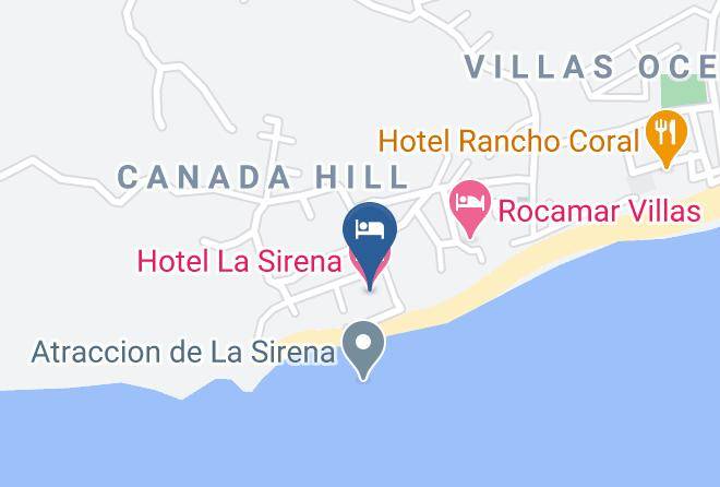 Parrita - Hotel La Sirena Maps