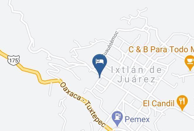 Ixtlan De Juarez - Hotel La Soledad Maps