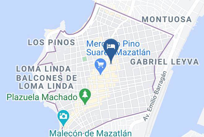 Mazatlan - Hotel La Sorpresa Maps