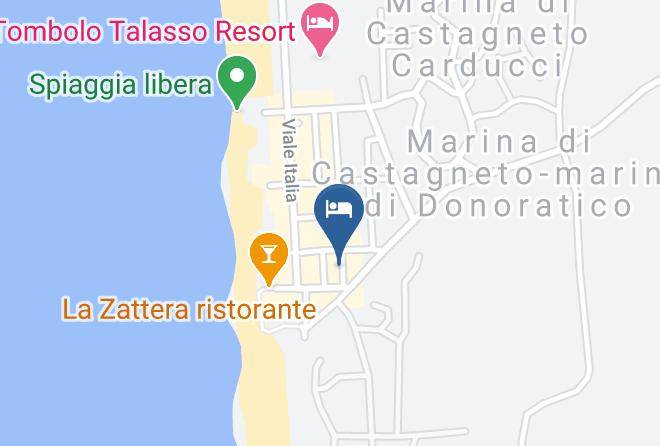 Leghorn - Hotel La Stella Del Tirreno Maps