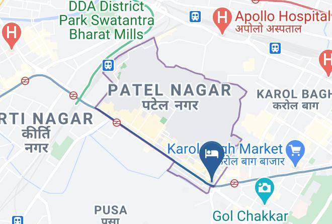 New Delhi - La Suite New Delhi A Boutique Hotel Patel Nagar Maps