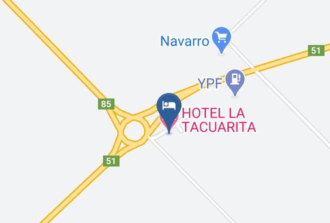 Coronel Pringles - Hotel La Tacuarita Maps