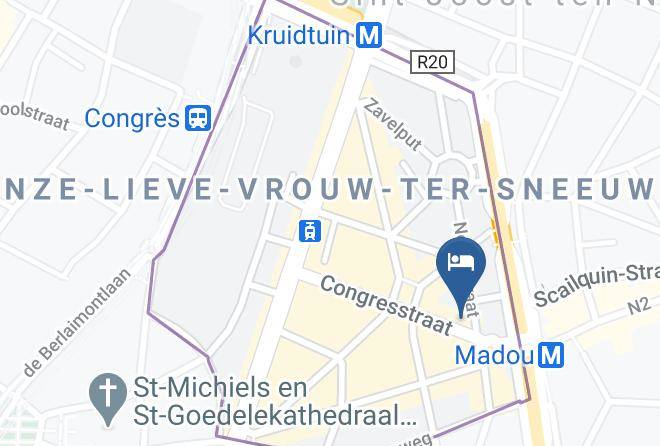 Brussels - Hotel La Tasse D'argent Maps