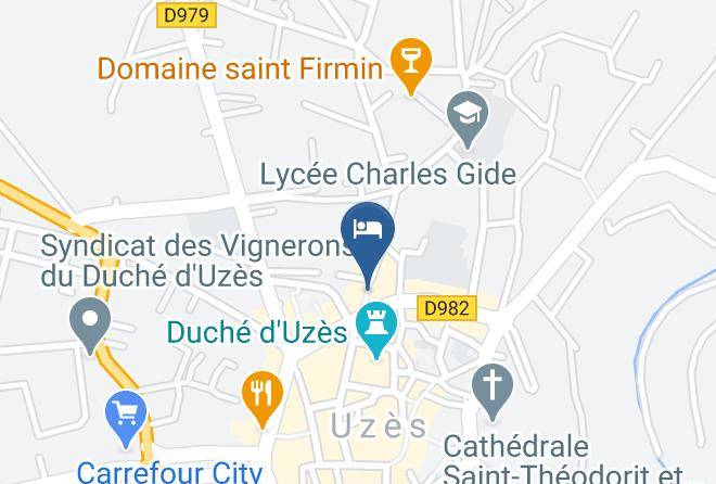 Gard - Hotel La Taverne De Sophie Logis Maps