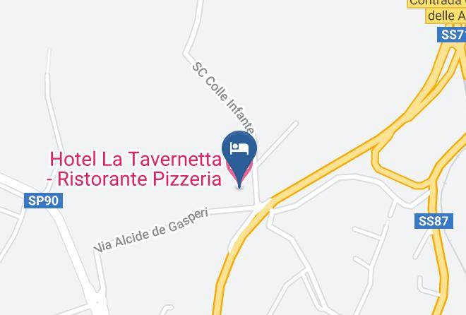 Campobasso - Hotel La Tavernetta Ristorante Pizzeria Maps