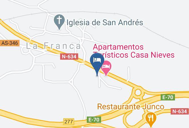 Asturias - Hotel La Tejera Maps