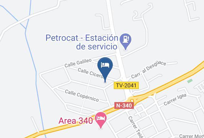 Tarragona - Hotel La Tenalla De La Plana Maps