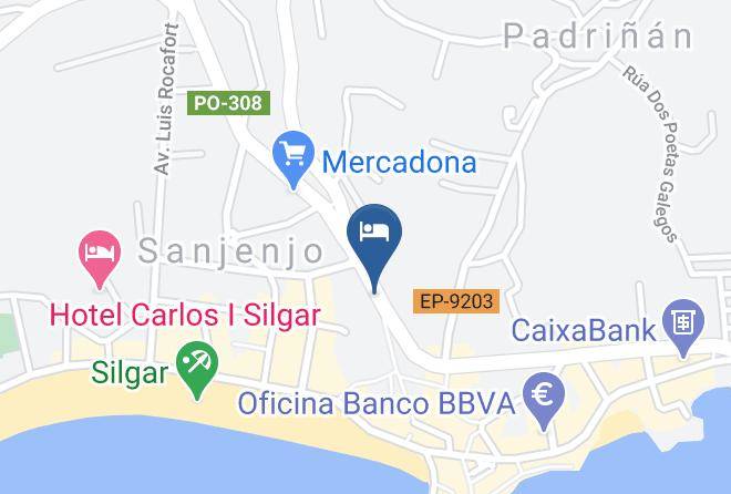 Hotel La Terraza Map