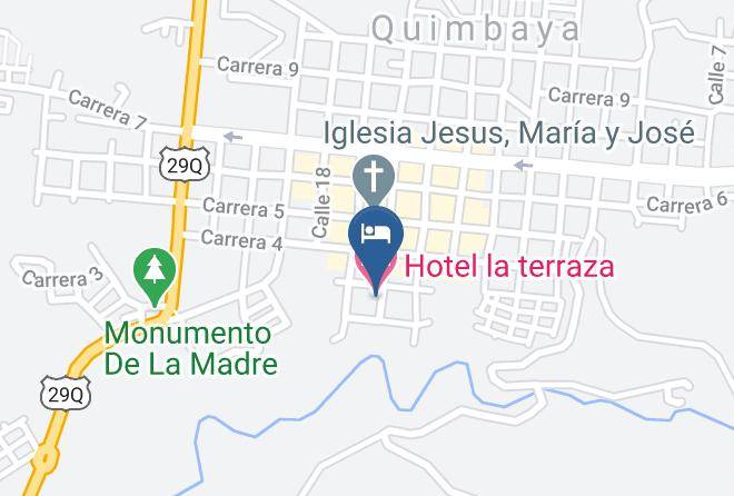 Quimbaya - Hotel La Terraza Maps