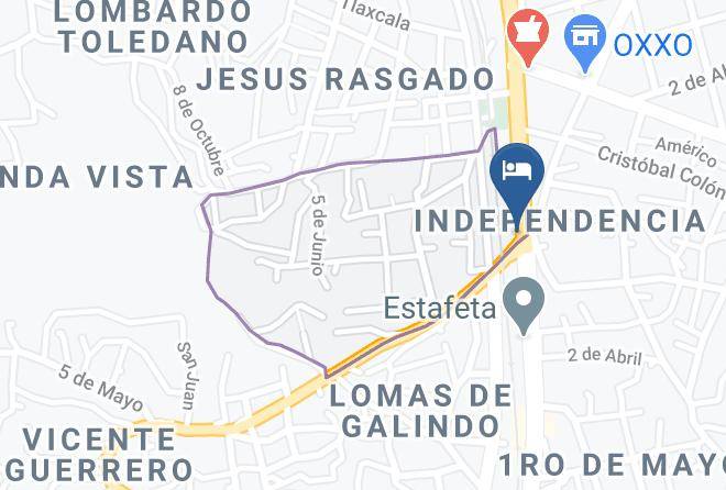Salina Cruz - Hotel La Terraza Maps