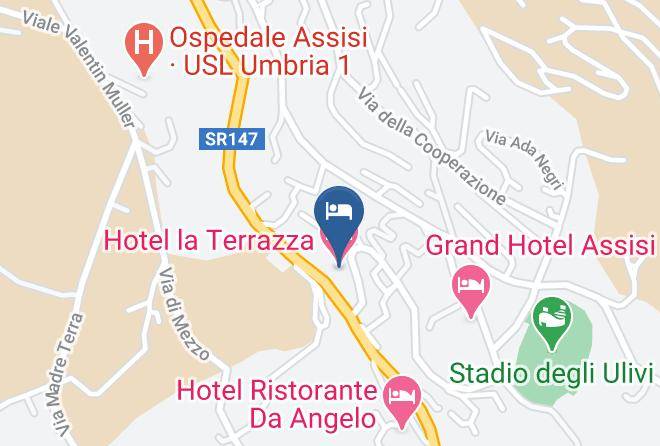 Perugia - Hotel La Terrazza Maps