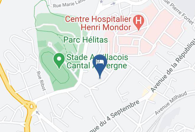 Cantal - Hotel La Thomasse Maps
