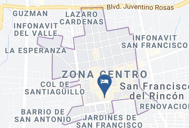 San Francisco Del Rincon - Hotel La Torre San Francisco Maps