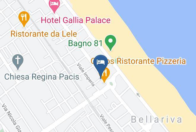 Rimini - Hotel La Torretta Bramante Maps