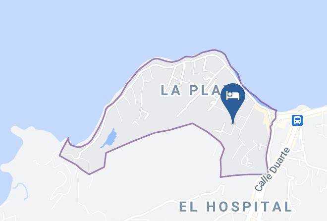 Las Terrenas - Hotel La Tortuga Maps