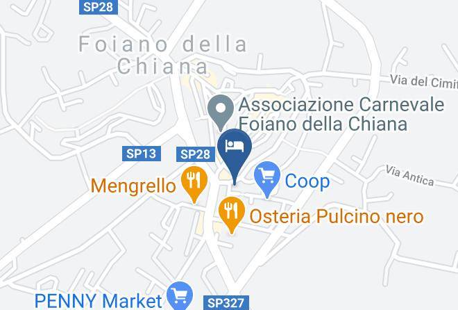 Arezzo - Hotel La Toscanina Maps