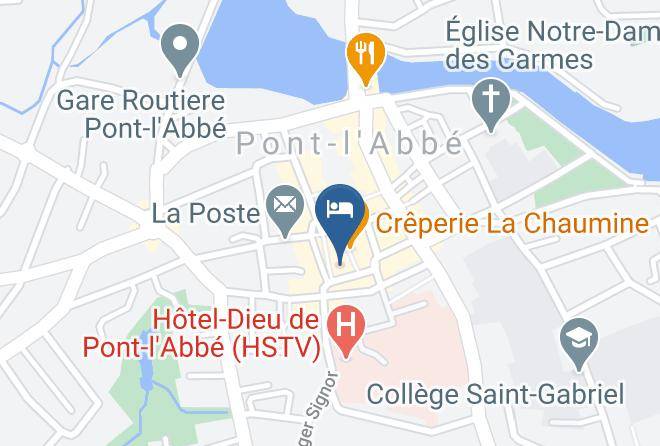 Finistere - La Tour D'auvergne & Le Bistrot Gourmand Maps