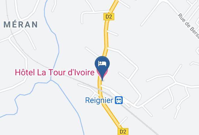 Haute Savoie - Hotel La Tour D'ivoire Maps