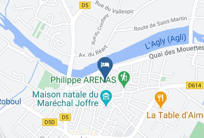 Pyrenees Orientales - Hotel La Tour De L'horloge Maps