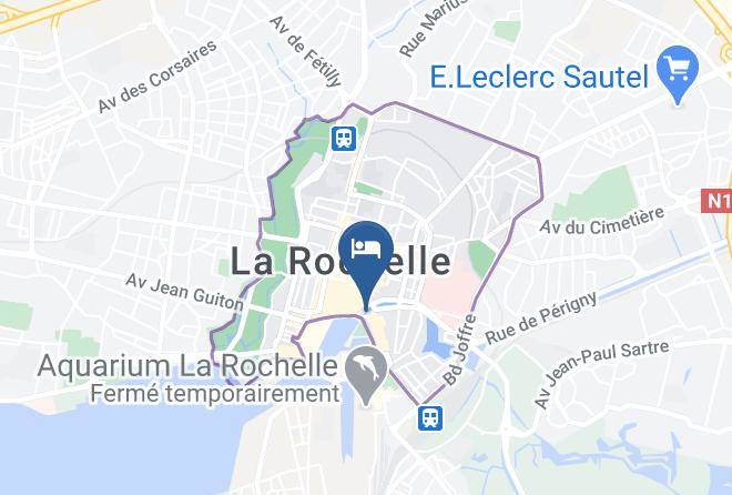 Hotel La Tour De Nesle La Rochelle Vieux Port Map